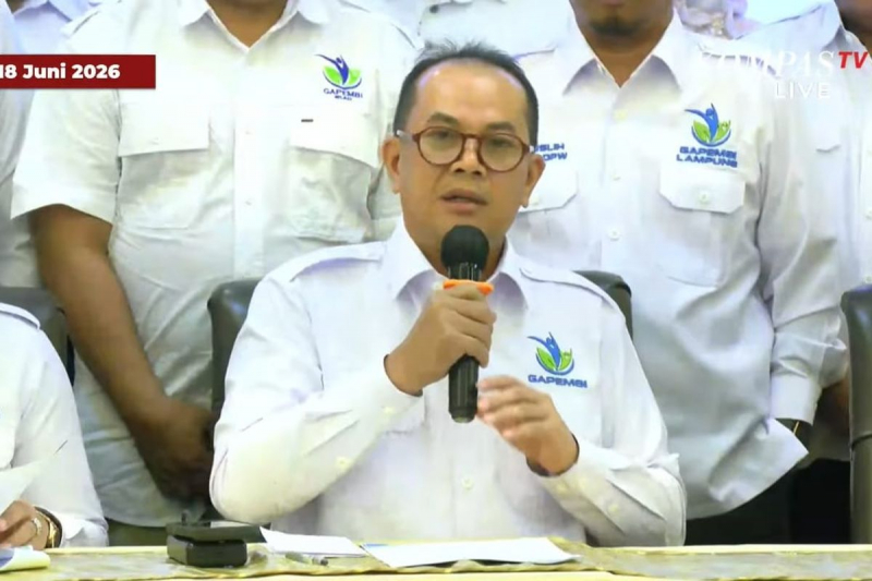 Ketua DPP Gabungan Pengusaha Makan Bergizi Indonesia (GAPEMBI), Alven Stony menyampaikan delapan aspirasi terkait program MBG, Kamis (18/6/2026)