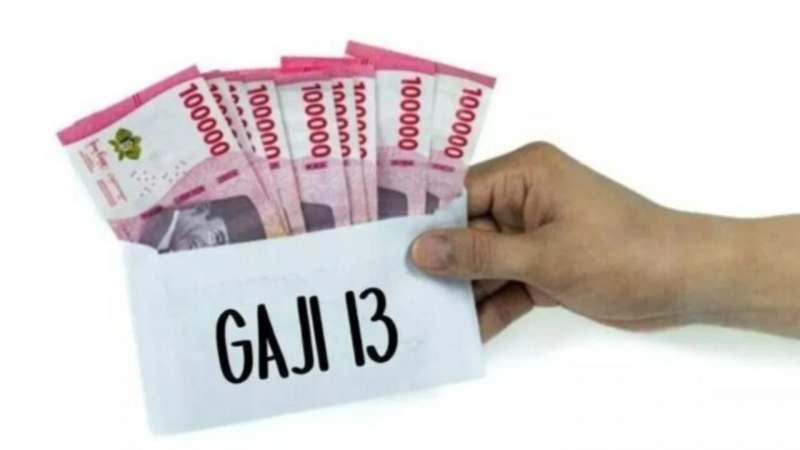 Ilustrasi gaji 13