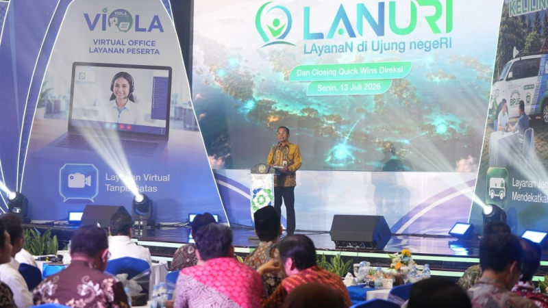 Saat launching LANURI dan closing quick wins 100 hari kerja direksi
