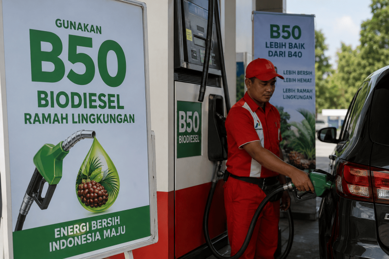 Ilustrasi BBM B50