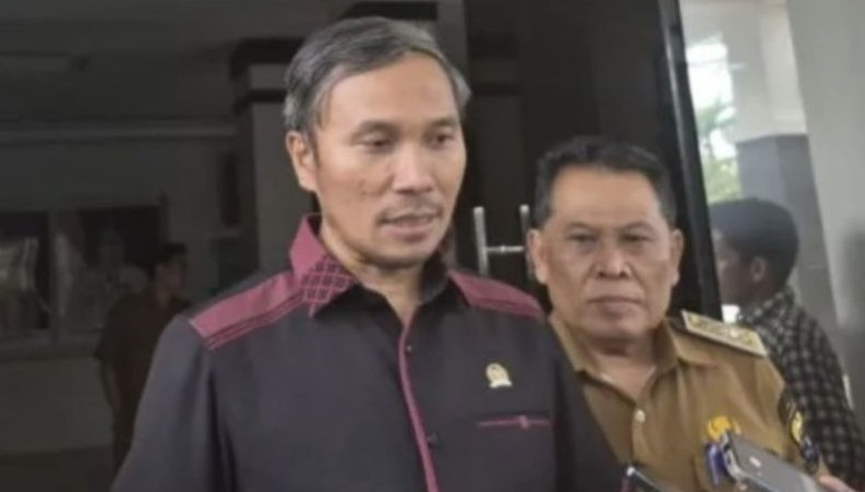 Anggota Komisi V DPR RI Edi Purwanto saat memberi keterangan