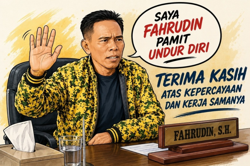 Ilustrai Fahrudin menyatakan mundur dari jabatannya