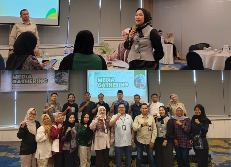Kegiatan media gathering yang berlangsung di Yello Hotel