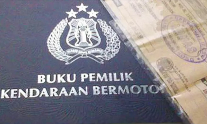 Ilustrasi buku pajak kenderaan bermotor