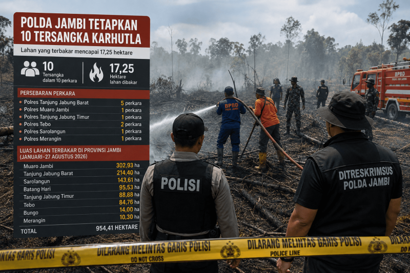 Ilustrasi foto Karhutla