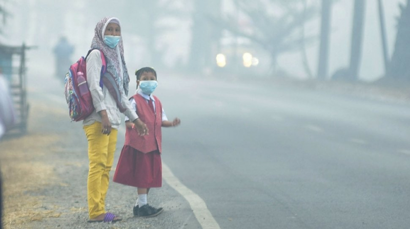 Ilustrasi kabut asap